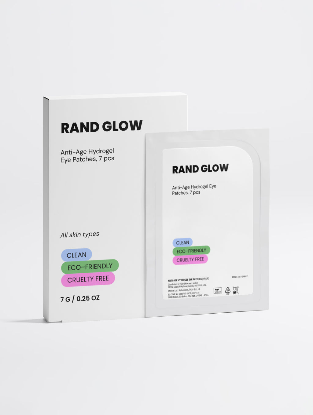 Anti-Age Hydrogel Eye Patches, 7 pcs
